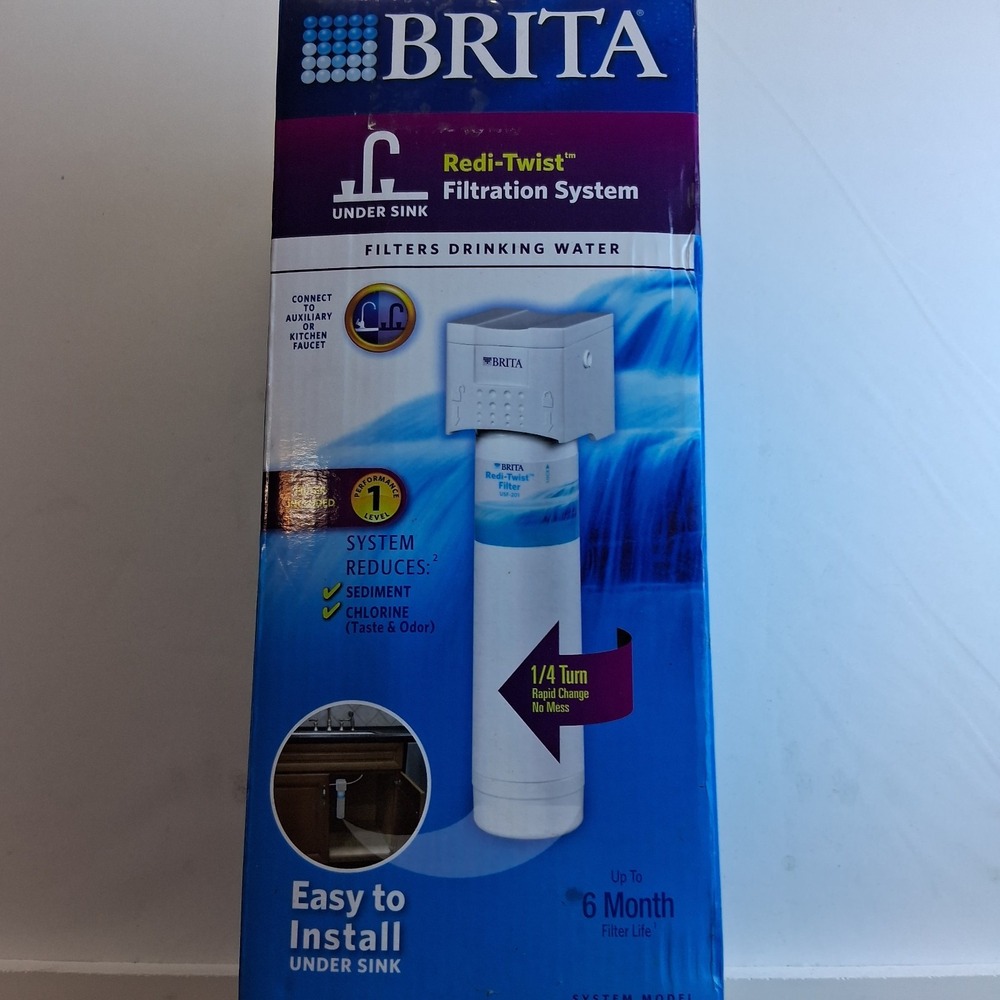 BRITA Redi-Twist Under Sink Drinking Water Filtration System Filter USS-301